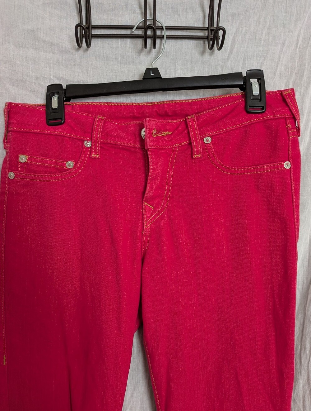 Red True Religion 5 Pocket Jeans - Picture 2 of 7